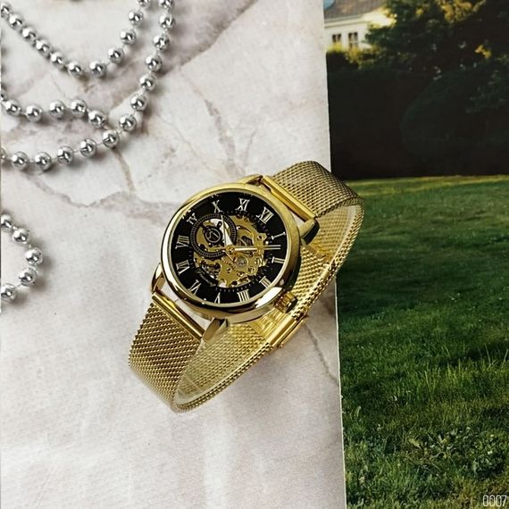 Forsining 8099M Gold-Black Lady Mesh | Зображення 1