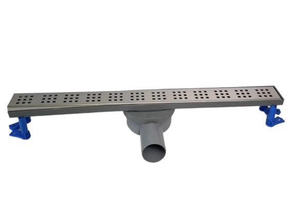 Зливний трап для душу Maxiflow Pera Line 60 см з горизонтальним виходом решітка Квадрат 3152.0Y050K.060.1