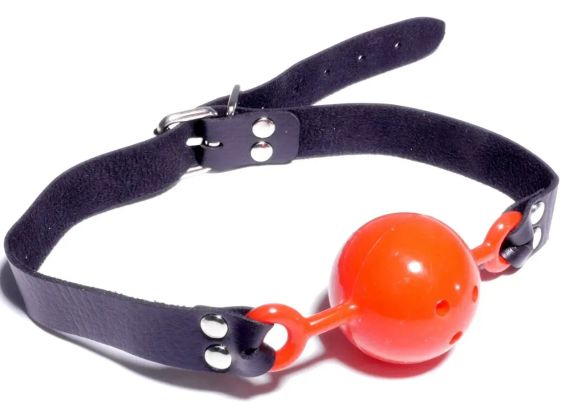Кляп Fetish Boss Series - Ball Gag rubber Red 1, BS6100032 Sex Aura | Зображення 4