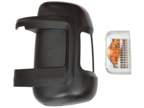 Fiat Ducato III (от 2006-) корпус наружного зеркала левый ДЛИННЫЙ КРОНШТЕЙН + поворотник, Фиат Дукато 3