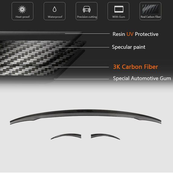 Спойлер нижній V1 (Карбон) для Maserati Levante 2016- рр | Зображення 5