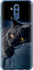 Чохол на Huawei Mate 20 Lite Димчастий кіт "825u-1575-2448"