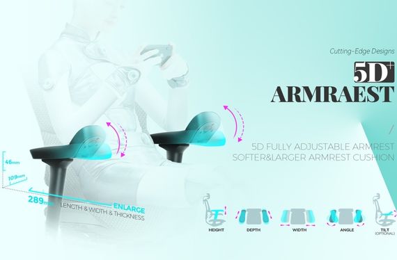 Кресло компьютерное MIRUS-IOO 2 (IOOE2-AB-HAM-5D-E-L) сетка Т-168-B2 NATURAL | Зображення 5
