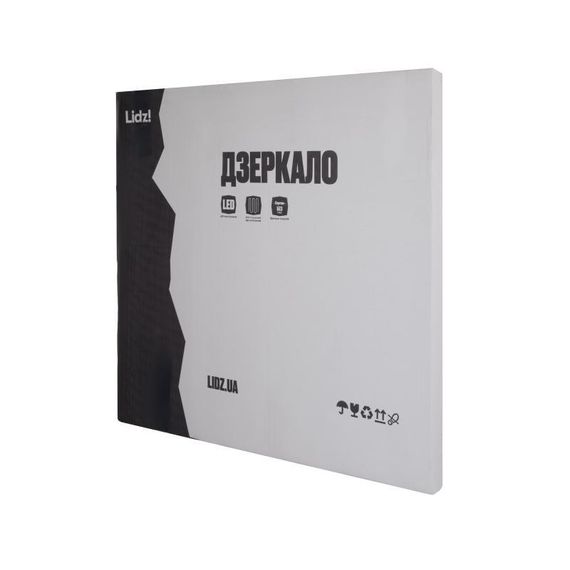 Дзеркало Lidz Kubis (KU1) 700х700 з LED-підсвічуванням Touch, з антизапотіванням, з димером, рег. яскравості LDKU70070049287 | Зображення 7