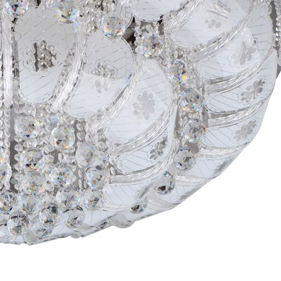 Люстра потолочная торт хрустальная E14 40W WH (BCL-622C/16) | Зображення 1