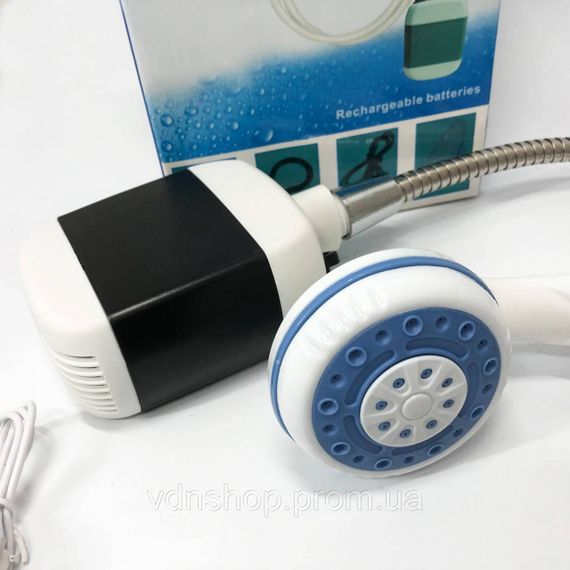 Полевой душ с аккумулятором, Душ для отдыха на свежем воздухе Летний переносной на аккумуляторе TA-17 | Зображення 1