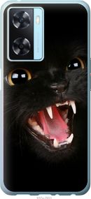 Чехол на Oppo A57s Чёрная кошка "932u-2931-17620"