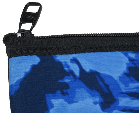 Большой эластичный школьный пенал Quiksilver синий | Зображення 4