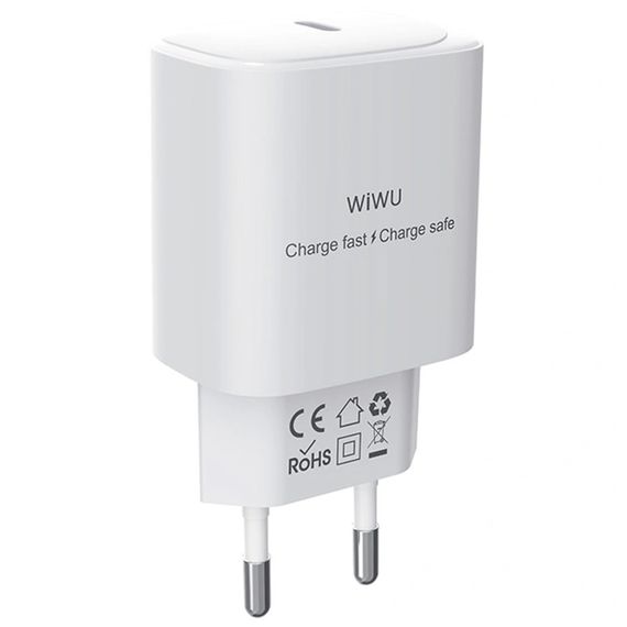 СЗУ WIWU G008 Essen PD30W GaN (1USB-C) White | Зображення 3