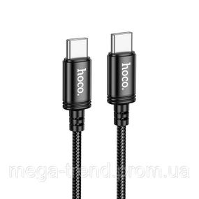 Кабель Hoco Type-C to Type-C Wind charging data cable (packaged) X89 |1m, 60W|