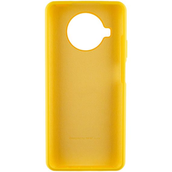 Чохол Silicone Cover Full Protective (AA) для Xiaomi Mi 10T Lite / Redmi Note 9 Pro 5G Жовтий / Yellow | Зображення 1