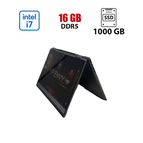 Ультрабук-трансформер Б-класс HP Envy x360 15-fe1073cl / 15.6" (1920x1080) IPS Touch / Intel Core Ultra 7 155U (12 (14) ядер по 1.7 - 4.8 GHz) / 16 GB DDR5 / 1000 GB SSD NVMe / Intel Graphics / WebCam б/у