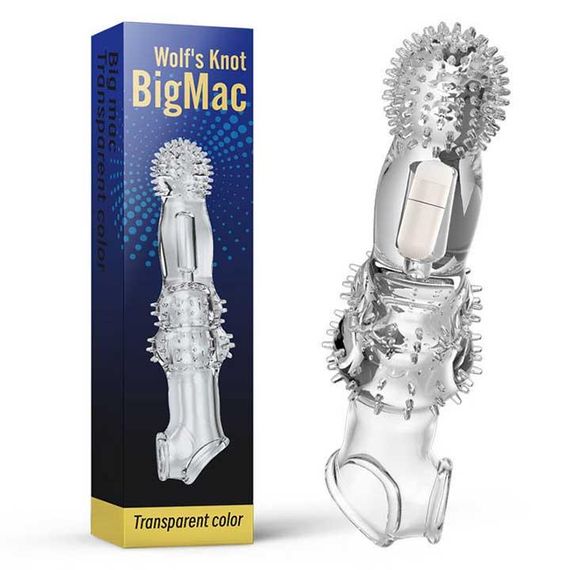 Вибронасадка  для увеличения пениса 24,5 см. Увеличивает пенис на 10 см | Зображення 3