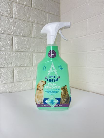 Astonish Засіб для видалення плям і запахів домашніх тварин Pet Fresh 750 мл