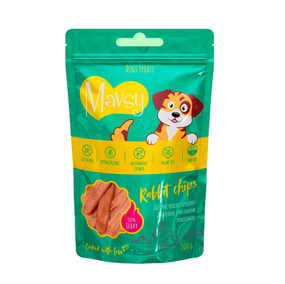Mavsy-Dried Rabbit Chip, 100 g / Мавси, Дієтичні чіпси з кролика для собак з чутливим травленням для собак