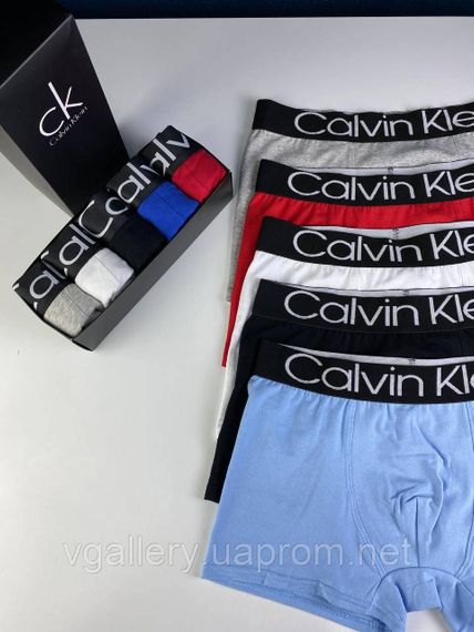 Чоловічі боксери CK 365 Boxers, чоловічі труси CK, Бавовняні труси Кельвін Кляйн Преміум якості | Зображення 3