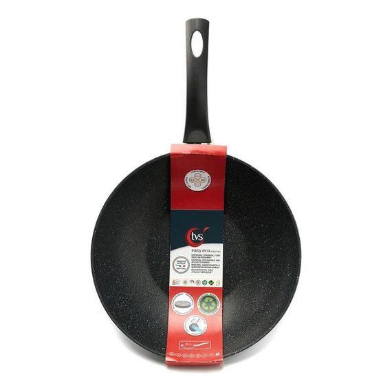 Сковорода ВОК TVS Easy Eco Induction BN793282910101 28 см черная | Зображення 3