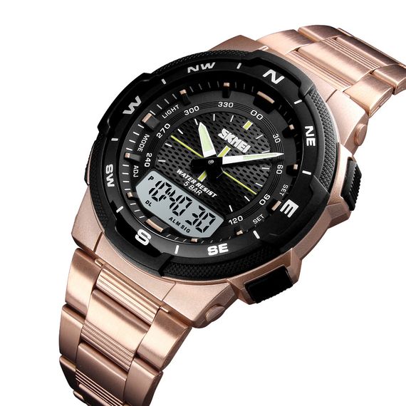 Чоловічий годинник Skmei 1370RG Rose Gold | Зображення 1