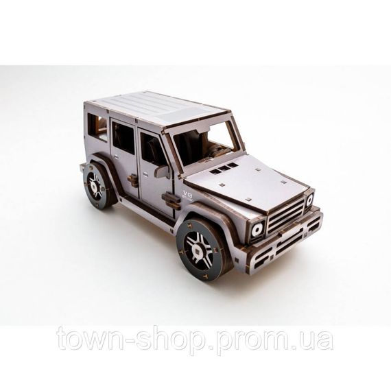 Деревянный 3D конструктор "Gelandewagen" Puz-26914, 109 деталей | Зображення 3