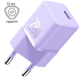 Сетевое зарядное устройство для Baseus GaN5 Mini Fast Charger 20W (Type-C), блочок зарядки, быстрая срядка