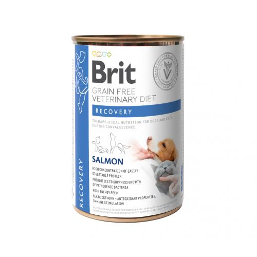 Вологий корм Brit Veterinary Diet для собак та кішок при одужанні відновлення після операції 6шт*400г