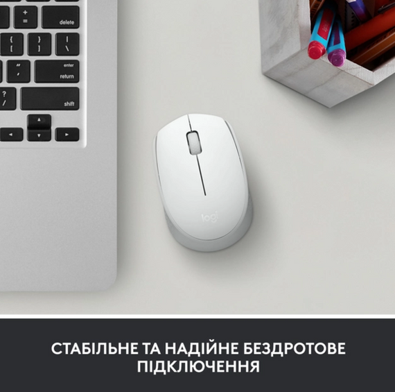 Миша комп'ютерна Logitech M171 Wireless Mouse, White (910-006867) | Зображення 1