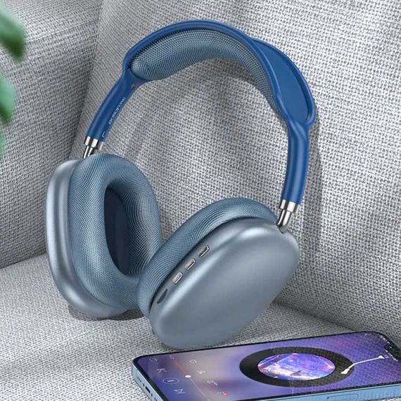 Накладні бездротові навушники Borofone BO22 Elegant Blue | Зображення 1