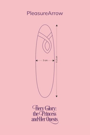 Мини-вибратор FairyGasm PleasureArrow violet sexstyle | Зображення 9