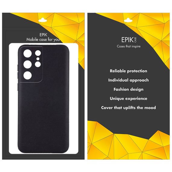 Чехол TPU Epik Black Full Camera для Samsung Galaxy S25 Ultra Черный | Зображення 1