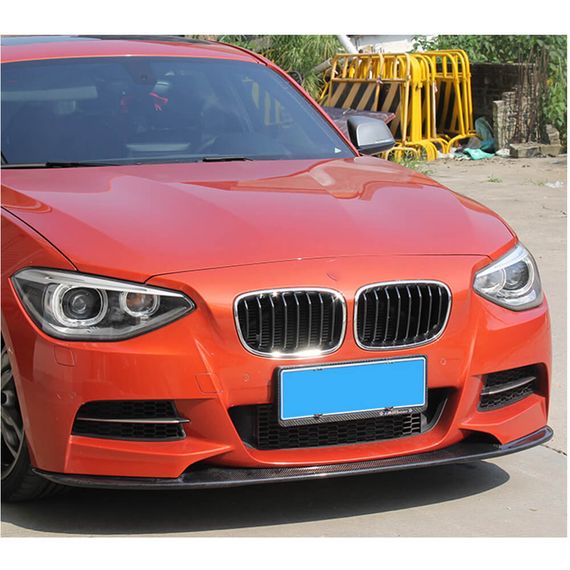 Накладка на передній бампер Lip (для M-Sport 2011-2015, Карбон) для BMW 1 серія F20/21 рр | Зображення 2