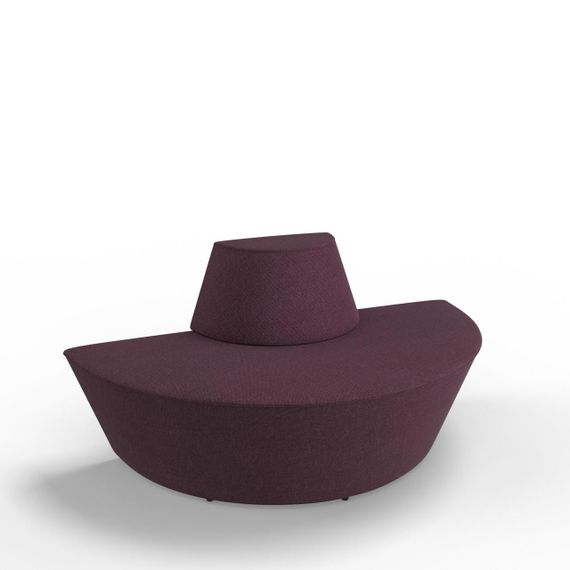 Трехместный диван SOMBRERO Ткань Фиолетовый