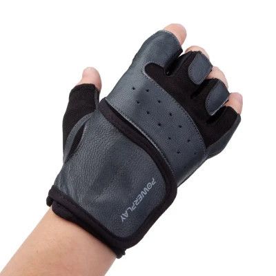 Перчатки для фитнеса PowerPlay 2229 Чорні L (PP_2229_L_Black) | Зображення 3