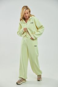 Спортивний костюм із прямими штанами та зіп-худі - лимонний цвет, ONE SIZE (є розміри)