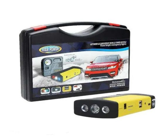 Пуско-зарядное устройство JUMPSTARTER TM15 PUMP (50800 мАч) +компрессор (300/600A) Черный (TM15_1607) | Зображення 6