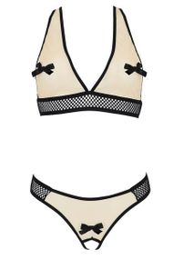 Комплект із розрізом Passion VIENA SET Бежевий 4XL/5XL