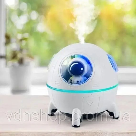 Увлажнитель – аромадиффузор Humidifier Астронавт 2в1 220мл с подсветкой | Зображення 3