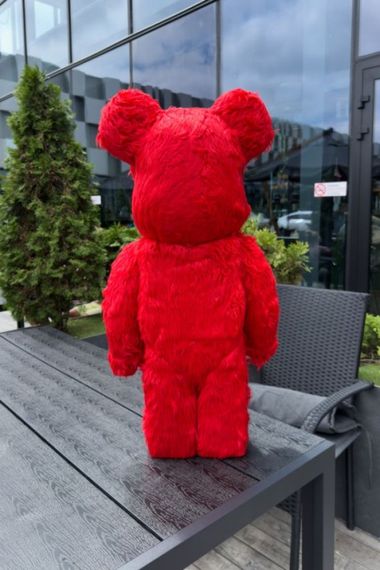 Фигурка Bearbrick Sesame Street Elmo дизайнерська статуетка ведмідь Беарбрік 70 см mb044 червона | Зображення 2