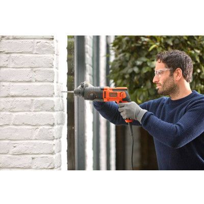 Перфоратор Black&amp;Decker SDS-Plus, 650 Вт, 1.6 Дж, 3 режима, кейс, 3.57 кг (BEHS01) | Зображення 1