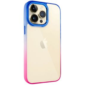 Чохол TPU+PC Fresh sip series для Apple iPhone 14 Pro Max (6.7") Рожевий / Синій
