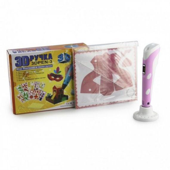 3d ручка з дисплеєм 3D ручка Smart 3D Pen 2 рожева, Оригінальна 3d ручка, Якісна VI-594 3d ручка | Зображення 7