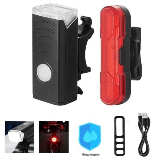 Велоліхтар BSK-HY027-XPG, STOP-5SMD(red), Мигалка з акумулятором на велосипед, Блимаючий велоліхтар | Зображення 3