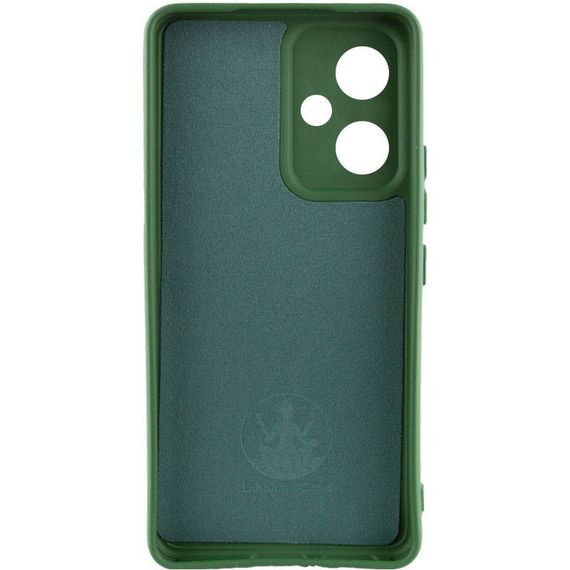 Чехол Silicone Cover Lakshmi Full Camera (A) для Xiaomi Redmi 12 Full camera, Зелений/Dark green, ТПУ (термопластичний поліуретан) | Зображення 1