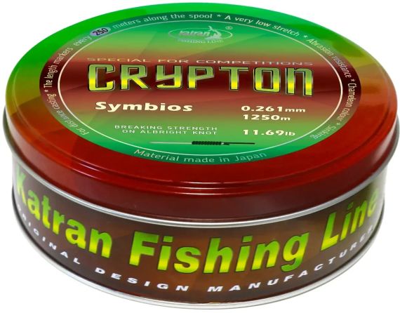 Волосінь Katran Crypton Symbios 1250m (neon/brown) 0.261mm 11.69lb/5.3kg | Зображення 2