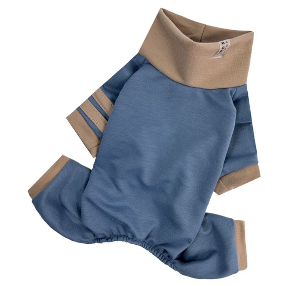 Костюм Спорт блакитно бежевий D-215 | Зображення 1