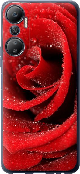 Чехол на Infinix Hot 20 Красная роза "529u-2966-17620"