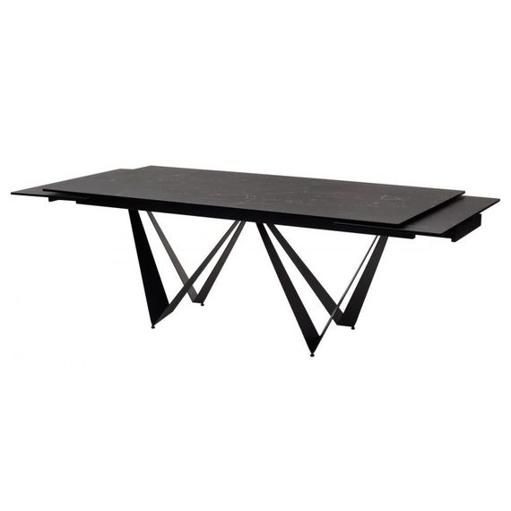 Стол раскладной Concepto FJORD BLACK MARBLE керамика 200-300 | Зображення 7