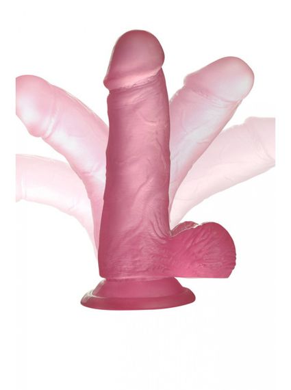 Фаллоимитатор реалистичный, с мошонкой (15 см, телесного цвета) | Зображення 9