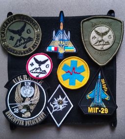 Стенд для шевронов 20*20см (черный)