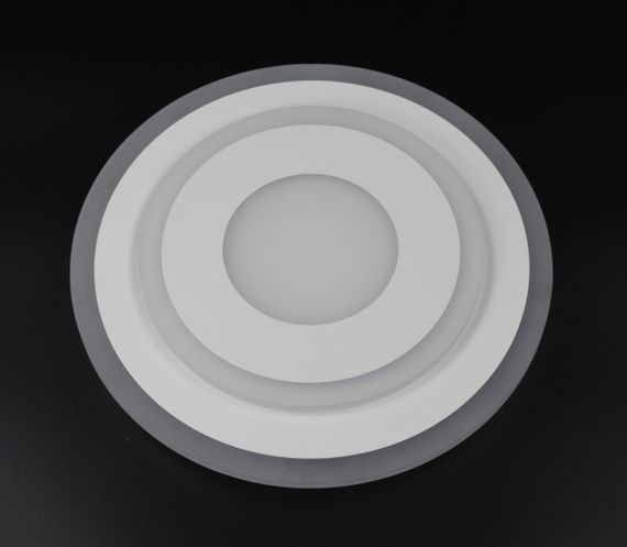 Сучасний круглий світильник стельовий LED для кімнати кухні ванної 26157 Білий 4х30х30 см.