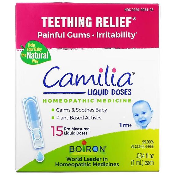 Пищевая добавка Boiron Camilia "Teething Relief" 15 х 1 ml